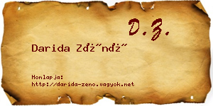 Darida Zénó névjegykártya